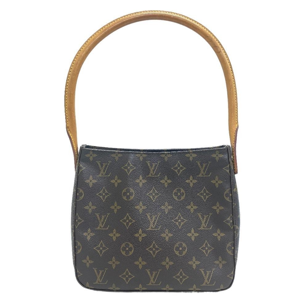 Louis Vuitton Looping Mm กระเป ๋ าสะพาย Monogram หนัง M51146 สีน ้ ําตาลผู ้ หญิงใช ้
