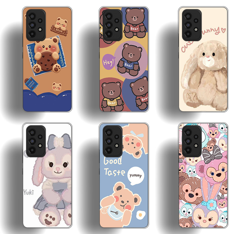 เหมาะสําหรับ Samsung Galaxy A53 A51 A52 A52s เคสโทรศัพท์ TPU นิ่มปุ่มเคลือบด้วยไฟฟ้าเปลือกป้องกันดูดซับแรงกระแทก