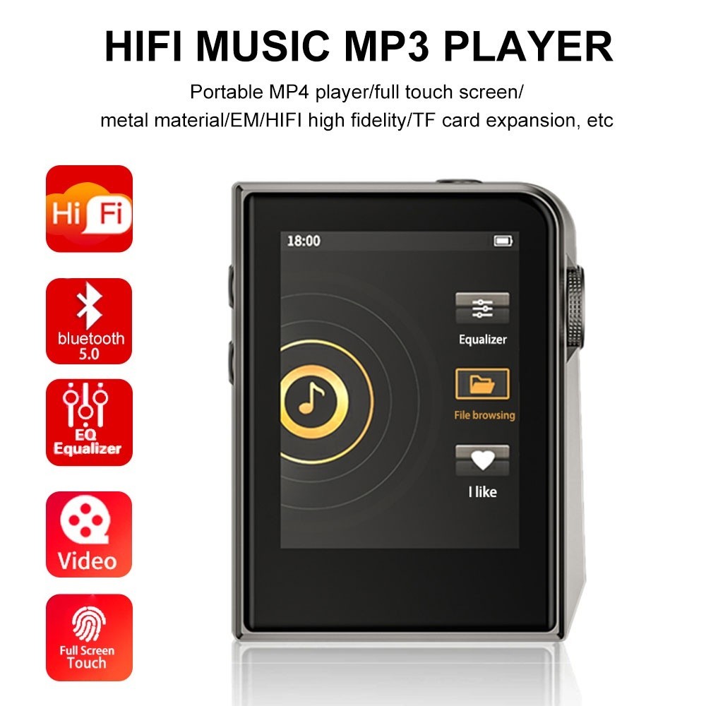 Ruizu HiFi Lossless MP3 Player พร้อม Bluetooth 5.0 DSD เครื่องเล่นเสียงดิจิตอลความละเอียดสูงเครื่อง