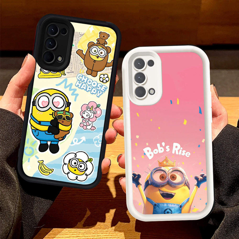 เคสสําหรับ OPPO A52 F19 A92 F19s A72 A95 เคสซิลิโคน H-91 minions
