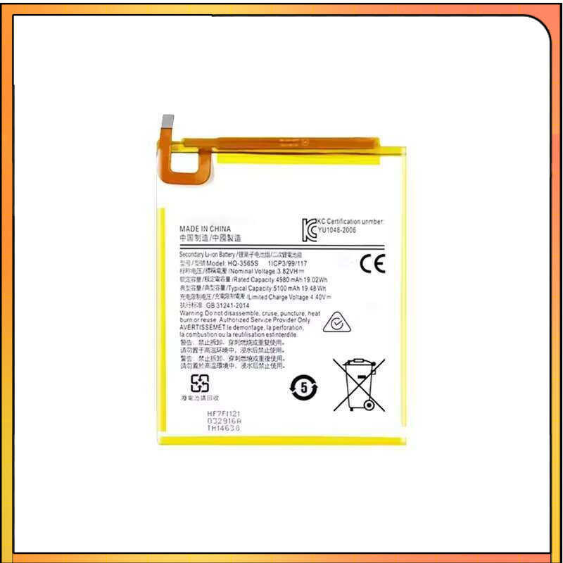 4900mAh High Capacity Battery for Samsung HQ-3565N HQ-3565S For Galaxy Tab A7 Lite 8.7 2021 SM-T225N