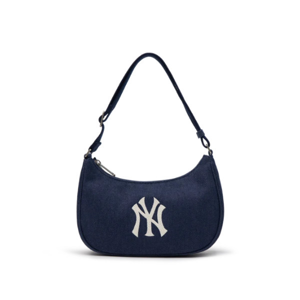♞,♘,♙MLB กระเป๋าคล้องไหล่HOBO รุ่นใหม่ ผ้าเดนิม  New York Yankees