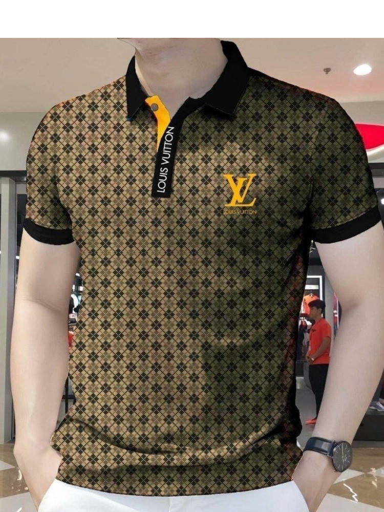 2024 ใหม่มาถึงเสื้อโปโลผู้ชายลายลายจุดผ้าฝ้ายแขนสั้นผู้ชายฤดูร้อนเสื้อโปโลเย็น