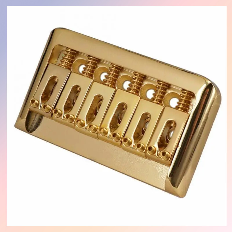 ♞Guitar Hardtail Bridge Saddle for ST/TL 6 String Guitar Fixed Hard Tail Parts for Electric Guitar