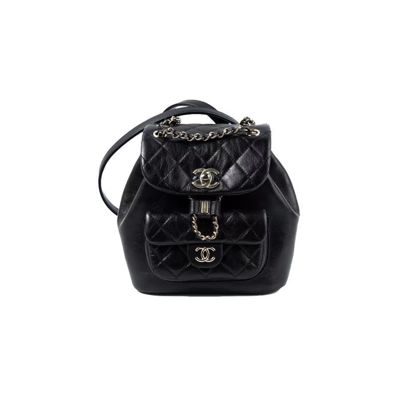 Chanel Vintage Duma Small Bag Backpack ของแท ้ 100 % LY4K