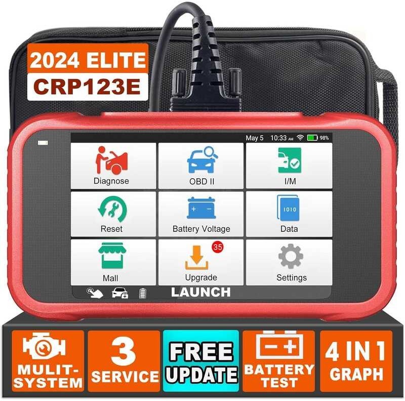 CRP123E เปิดตัวเครื่องสแกน OBD2 V2.0 4ระบบตรวจสอบเครื่องอ่า