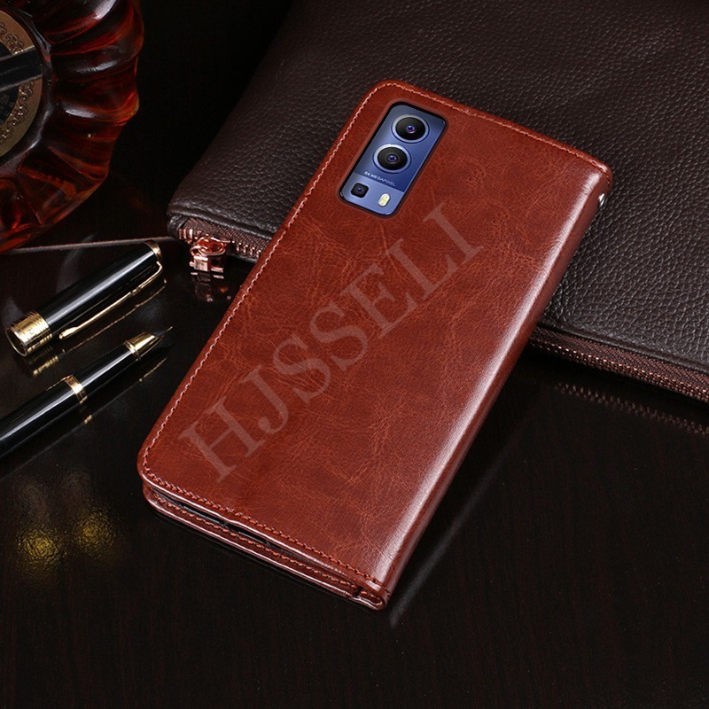 เคสสำ VIVO Y72 5G Case PU Leather Flip Phone Case VIVO Y72 Y 72 VIVOY72 5G เคส เคสโทรศัพท์มือถือ พล