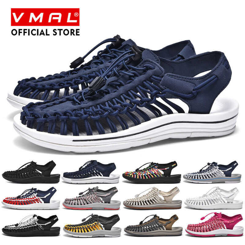 VMAL รองเท้ารองเท้าแตะแบบสานผู้ชายและผู้หญิง,รองเท้า