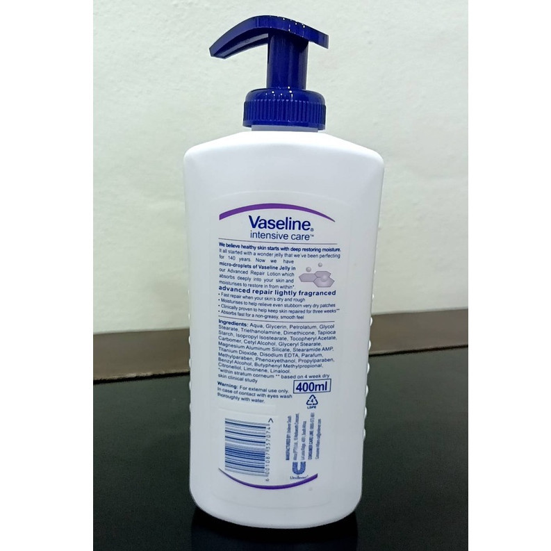 🔥การประกันคุณภาพ🔥 วาสลีน โลชั่น บำรุงผิว Vaseline Healthy Even Tone With Vitamin B3 And SPF 10 40