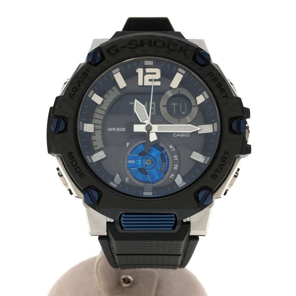 CASIO Wrist Watch G-Shock Black Blue Men's Solar Direct from Japan Secondhand