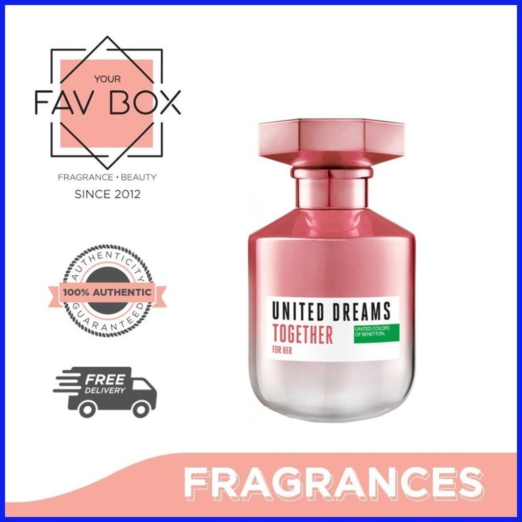 Your FAV BOX United Colours Of Benetton United Dreams Together For Her Edt 80Ml