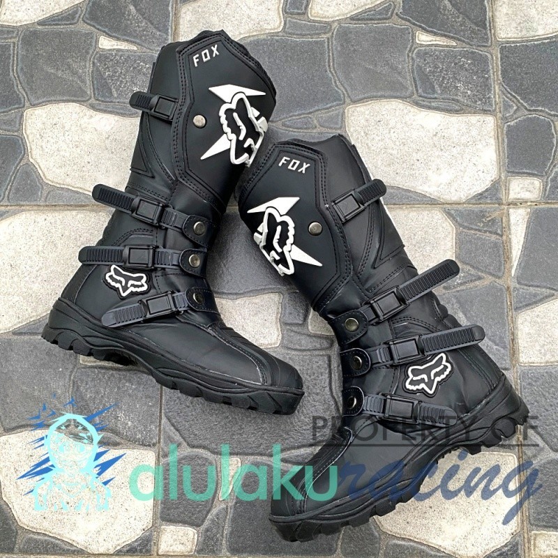 LOKAL Trail Boots SV Motocross MX Local Premium Best Quality - Natural Black