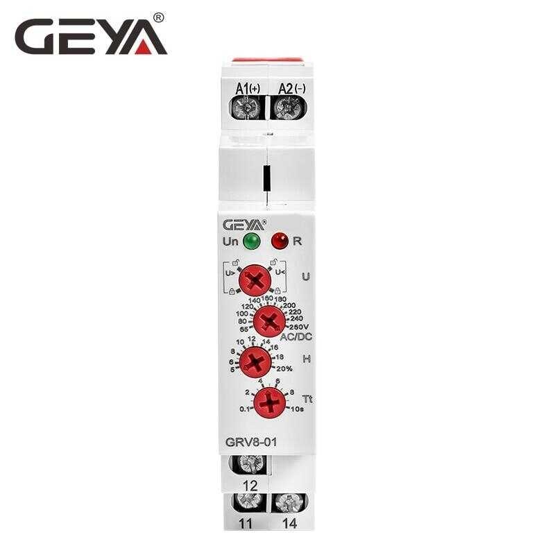 Voltage Geya Dc12v Relay Over-voltage Or Undervoltage Protection Relay 220v 10a Electrical Voltage