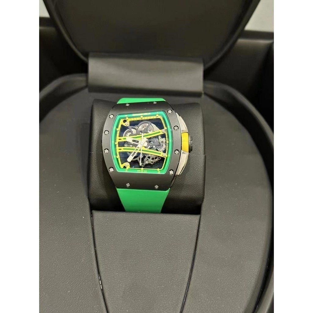 Richard Mille RM 61-01 นาฬิกาข้อมือเซรามิกสีดำ ทนแรงกระแทกสูง