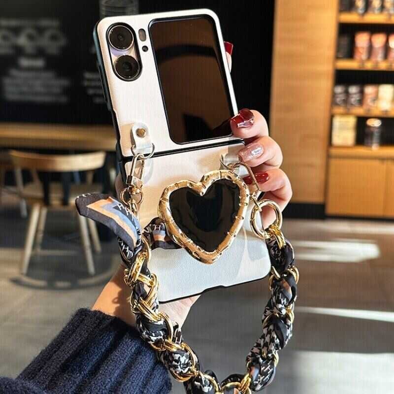 ❤ For Case,Cute Cartoon Cover For Flip, OPPO Find N2 Flip Case With Strap