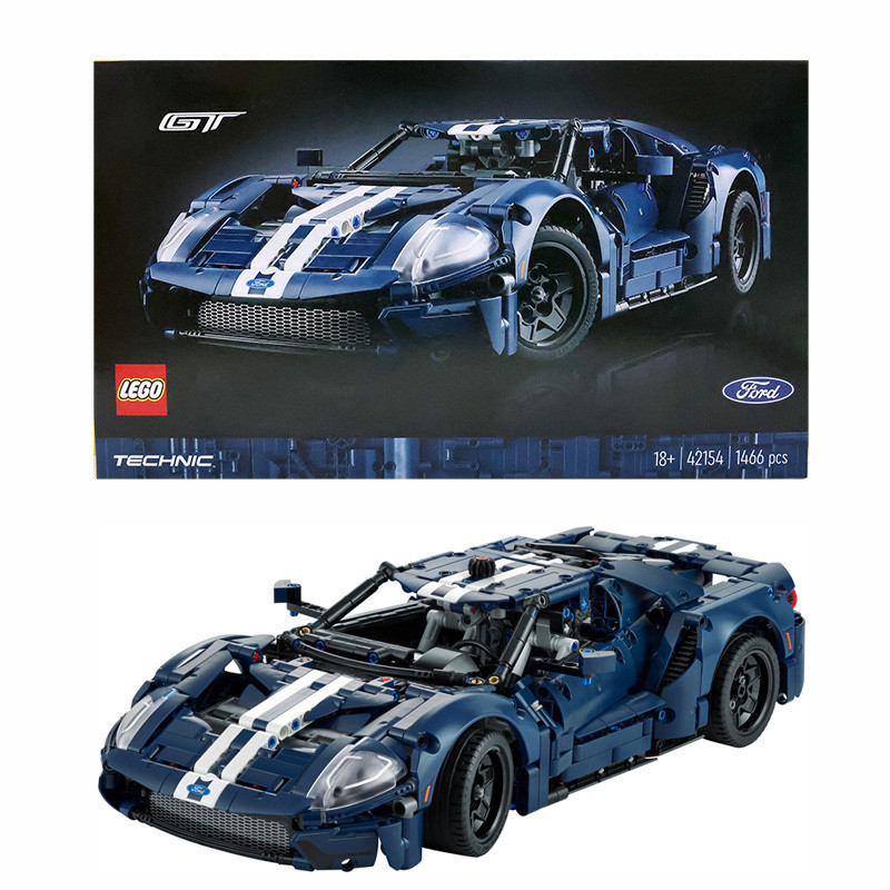 LEGO 42154 Technic 2022 Ford GT Car Model Kit for Adults to Build