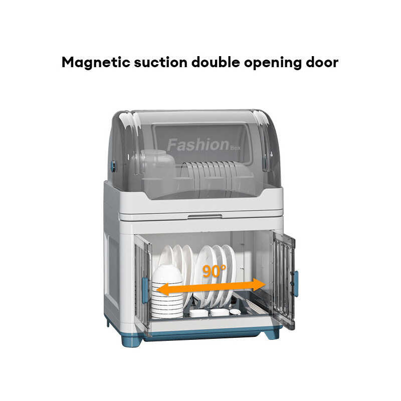 draining cupboard Kitchen Bowl rack with cover Shelf putting Household desktop Multifunctional stor