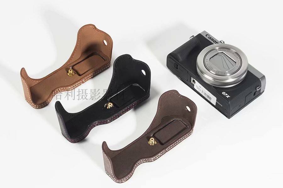เหมาะสําหรับ Ricoh Ricoh GR3 กระเป๋ากล้อง GR3X เคสหนังฐาน GRIiii เคสป้องกัน GR 3 รุ่นครึ่งชุด
