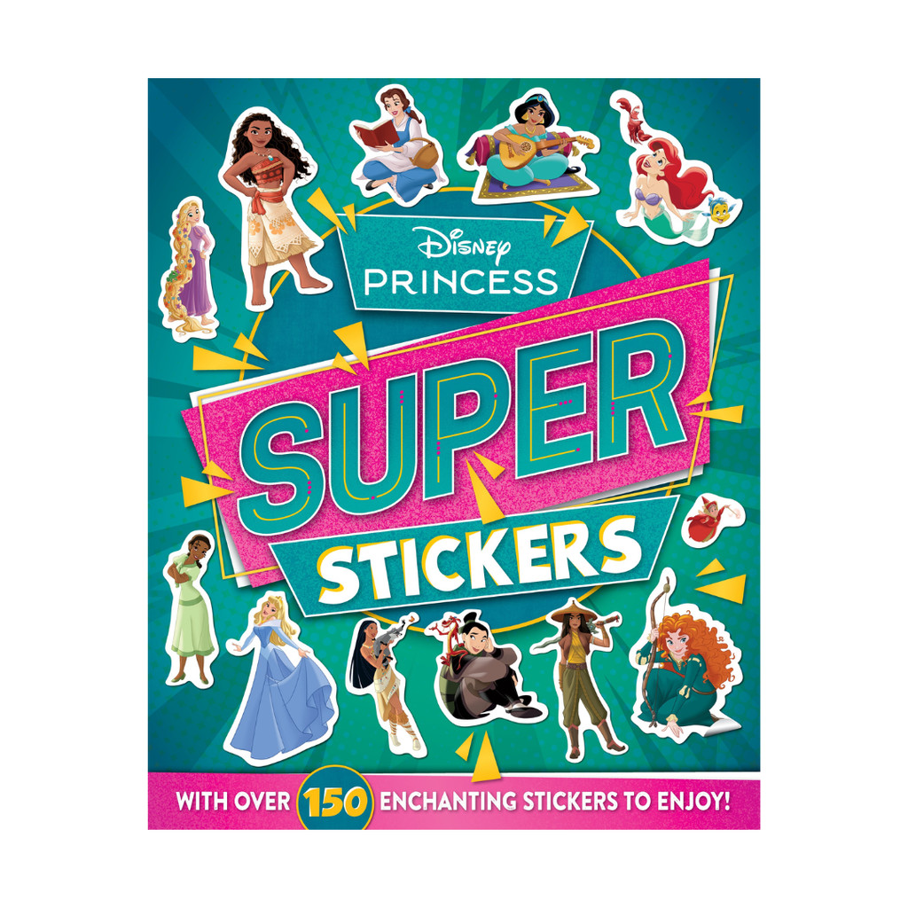 หนังสือและกิจกรรม Disney Princess Super & สติ๊กเกอร์มากกว่า 150 ชิ้น