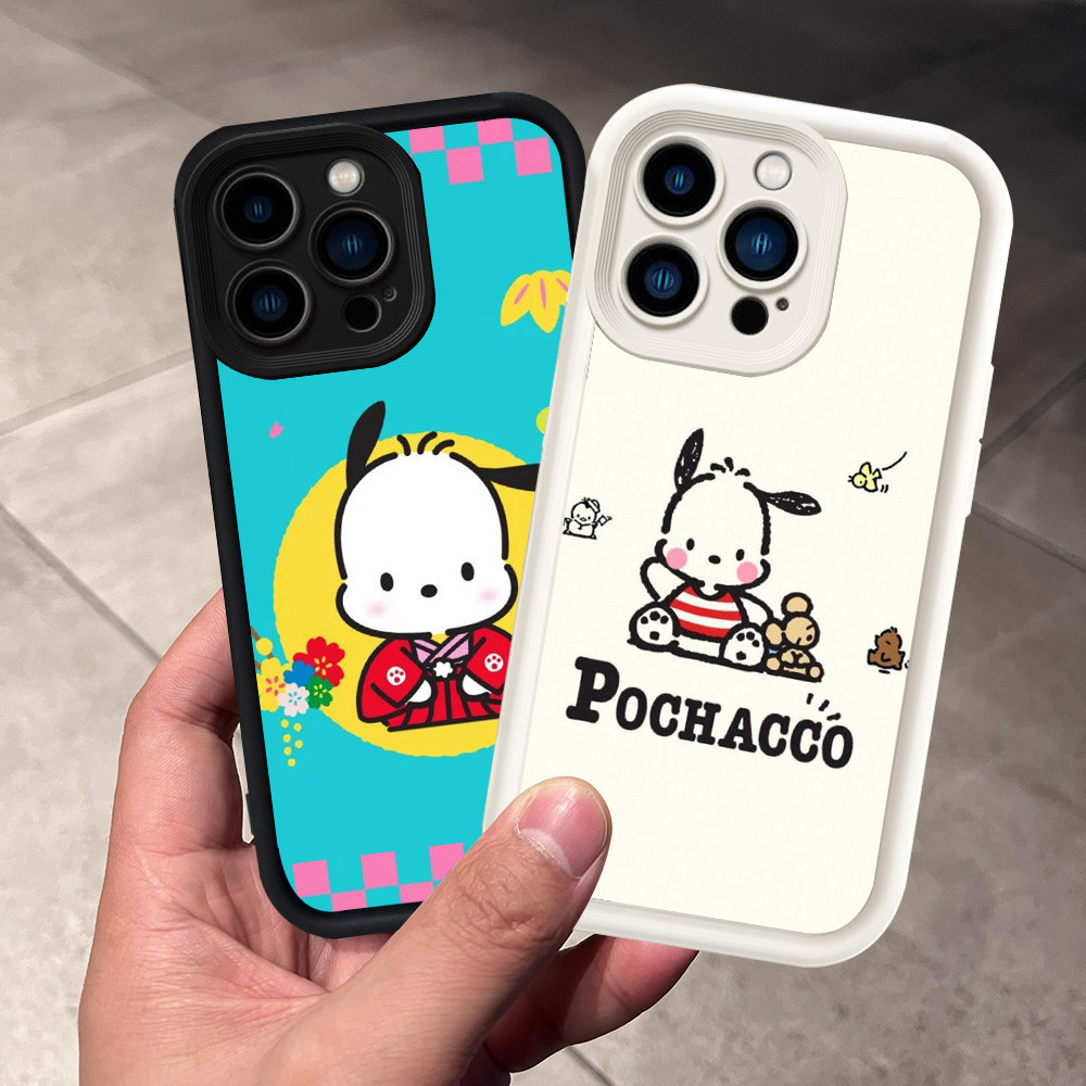 เคสสําหรับ iPhone 6s 11 6 Pro Max Plus เคสซิลิโคน H-69 Pochacco Dog