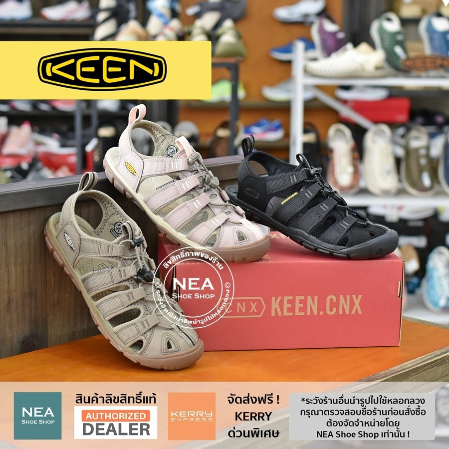 ♞,♘,♙[ลิขสิทธิ์แท้] KEEN Women's Clearwater CNX รองเท้า คีน แท้ ผู้หญิง