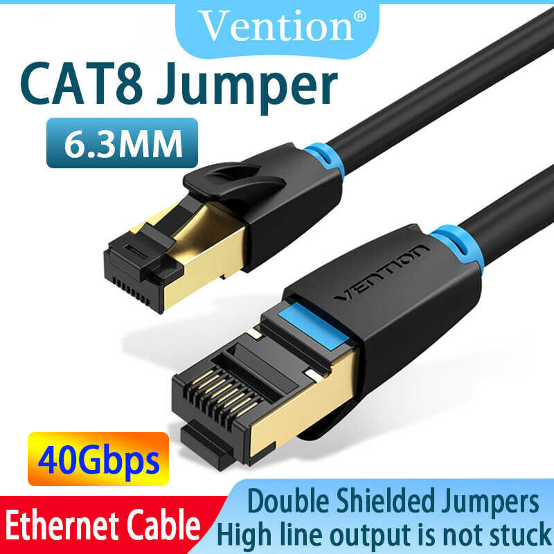 Vention Cat 8สาย Ethernet SSTP 40Gbps ความเร็วสูง Rj45 Cat8สายเคเบิลเครื เคเบิลเครื