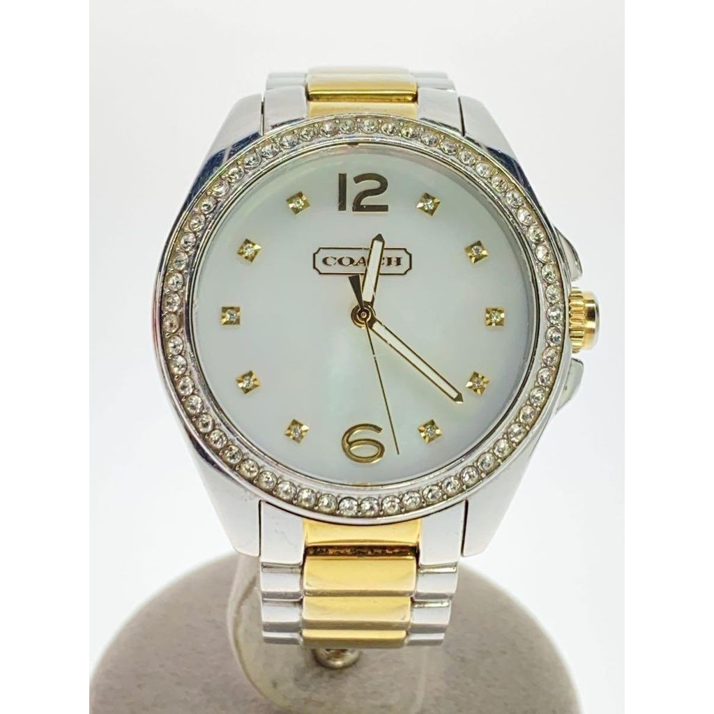 Coach WH wht A O Wrist Watch Women Direct from Japan Secondhand