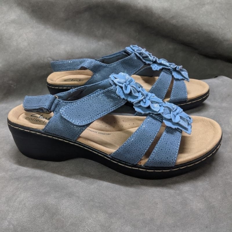 Women's Clarks Sandals Are Soft, Lightweight, Strapless, And 5 Inch Heels
