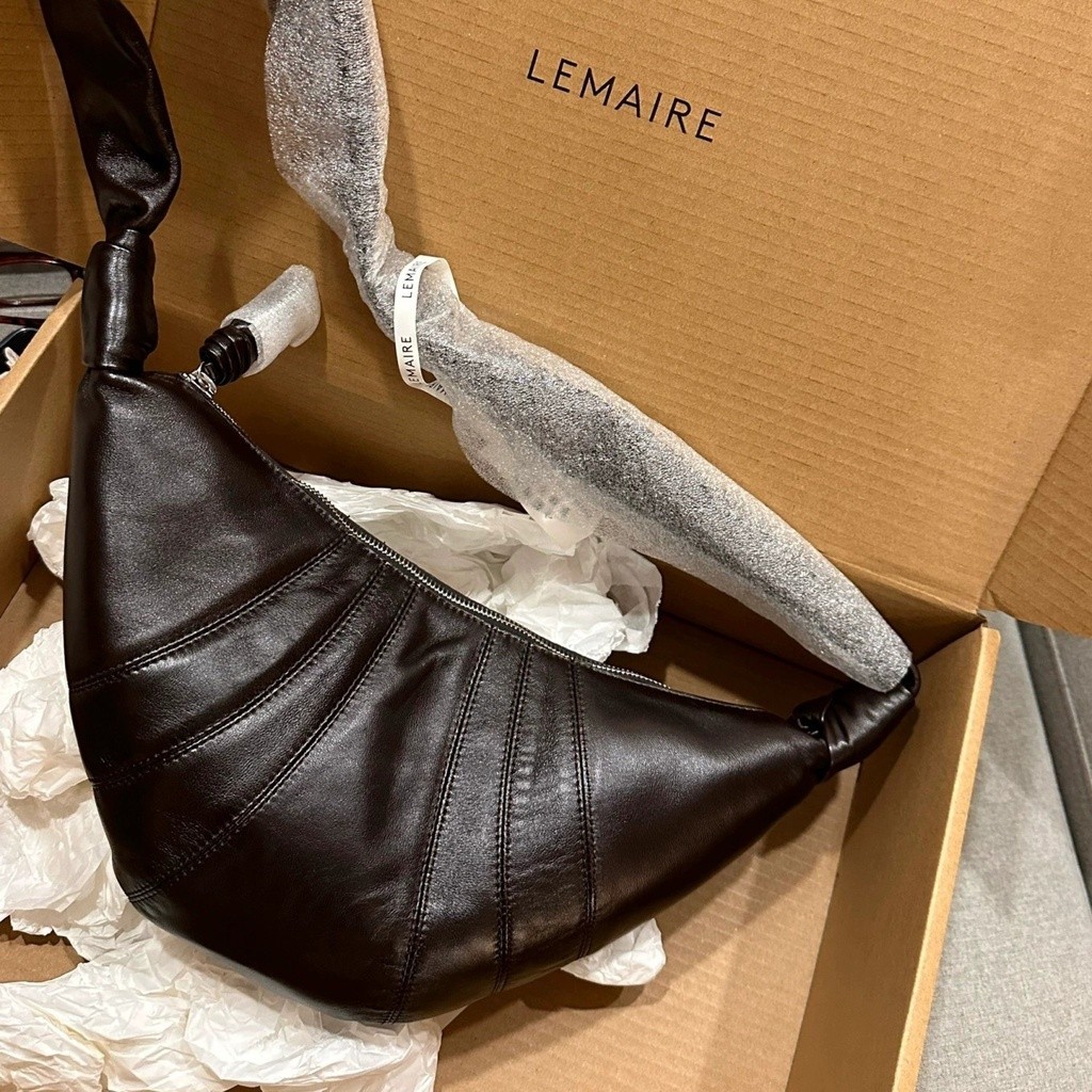 [Hot-selling Event] Lemaire Croissant Soft Sheepskin Shoulder Diagonal Dumpling Bag Genuine Leather