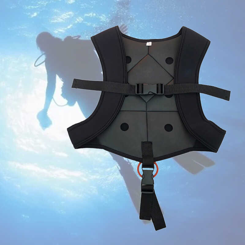 ➧ Flameer Diving Weight Fishing Wetsuit Vest For  Floating Spearfishing Supplies