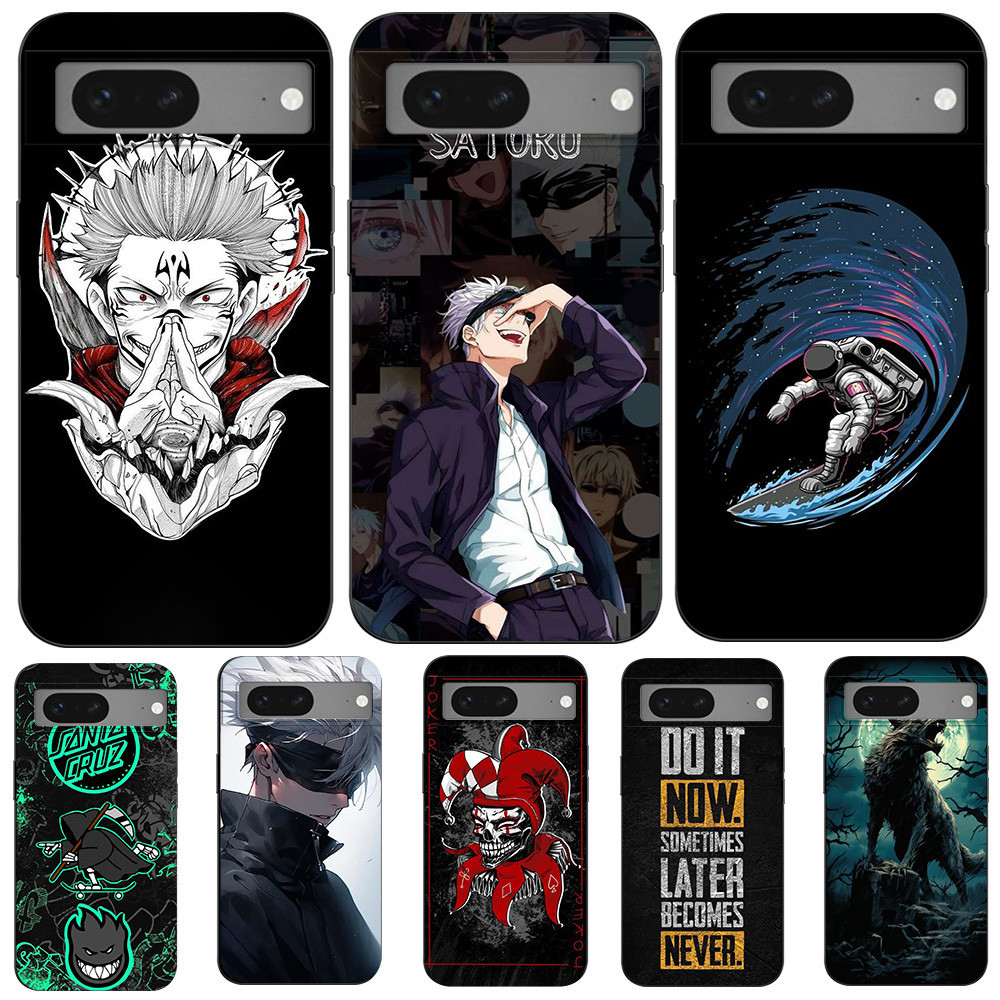 สําหรับ Google Pixel 7 สําหรับ Google Pixel 7 Pro Soft Case เคส tpu สีดํา Satoru Gojo