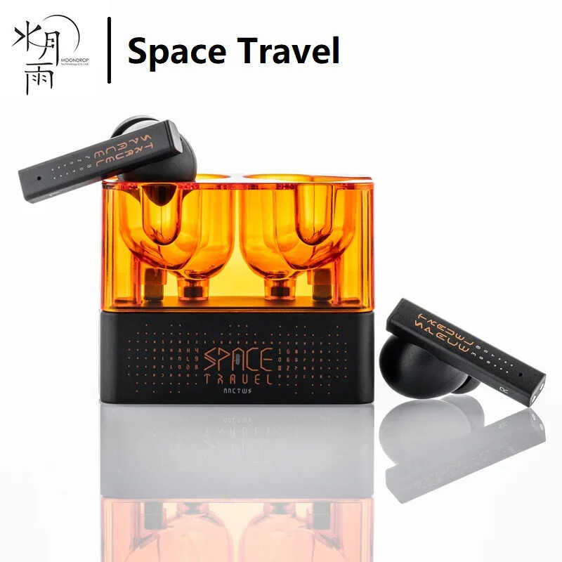 Space Travel Moondrop TWS Earphone Bluetooth 5.3 Noise Canceling True Wireless Stereo IEMs For NEKO