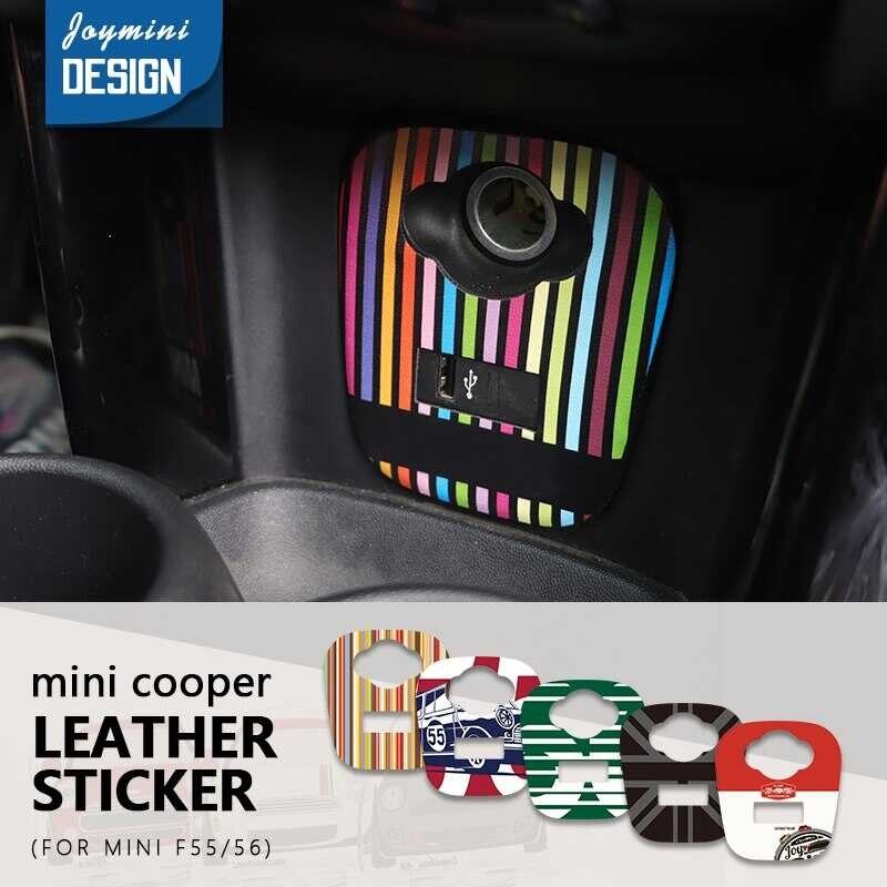 Night Jack The Cigarette USB AUX Console Panel Lighter Decoration Sticker For MINI Cooper S JCW F55