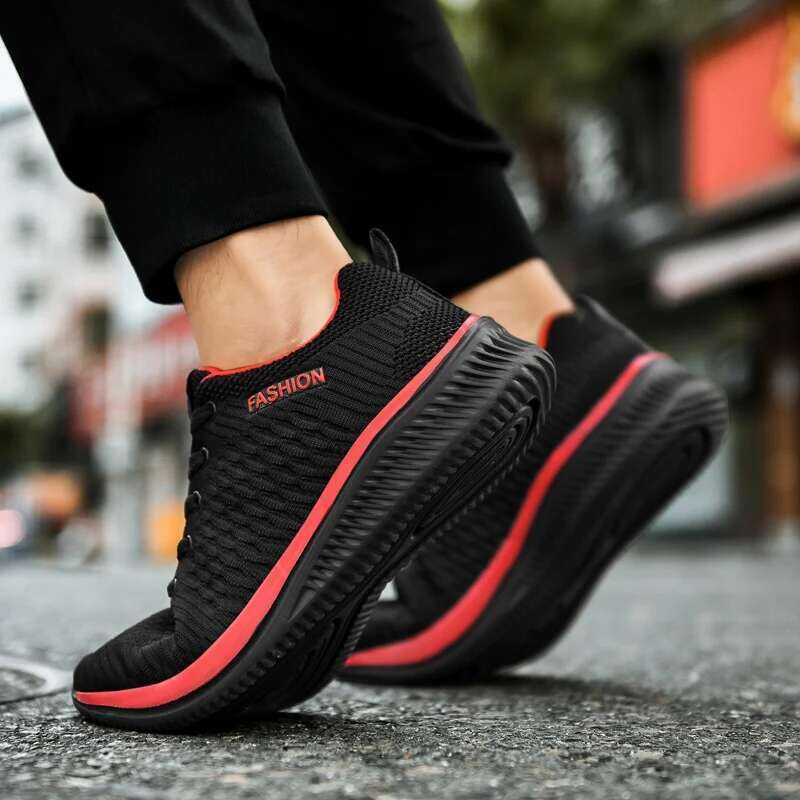 ❤️ บุรุษรองเท้าวิ่งกีฬากลางแจ้ง Casual Jogging GYM เดินรองเท้าสําหรับชายใหม่ตาข่ายรองเท้าผ้าใบส