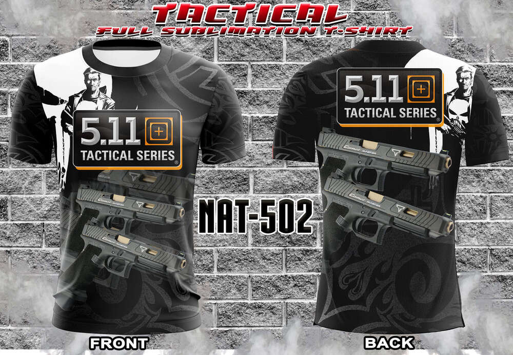 1c9c7 TSHIRT Fully sublimated แฟชั่น 5.11 ยุทธวิธีชุดฟรี CUSTOM NAME โลโก้ S-5XL 100 ซม.-160 ซม.dsv7