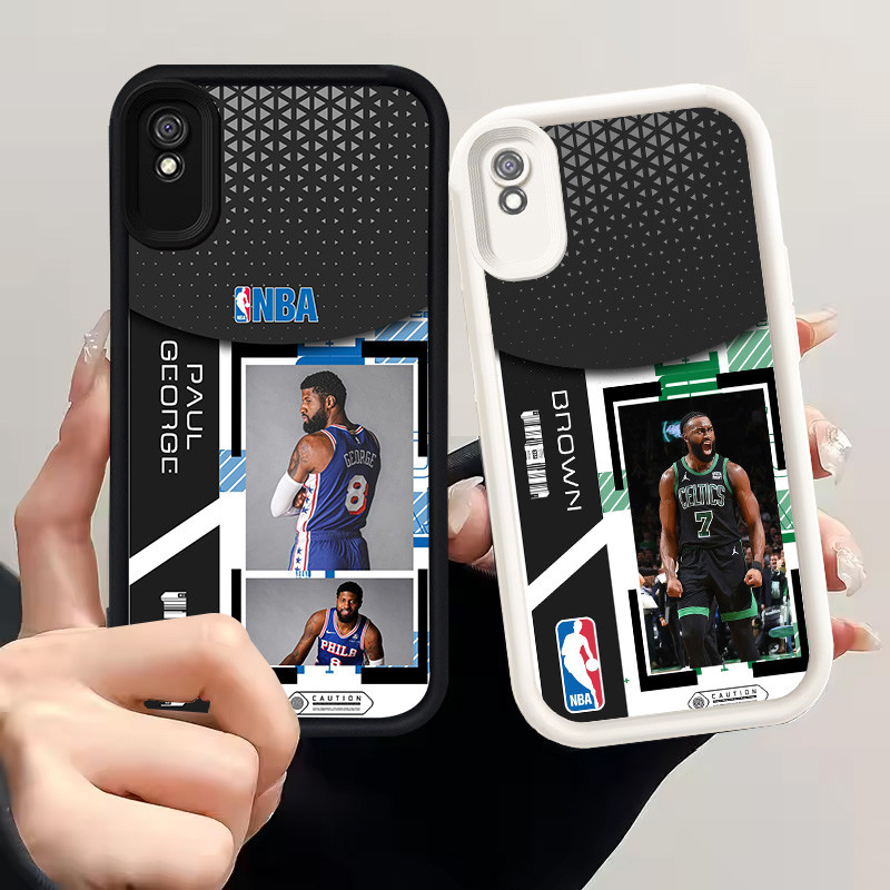 เคสสําหรับ Xiaomi POCO C71 M3 M4 Redmi หมายเหตุ 7 9T 9A Pro เคสซิลิโคน H-80 บาสเกตบอล star