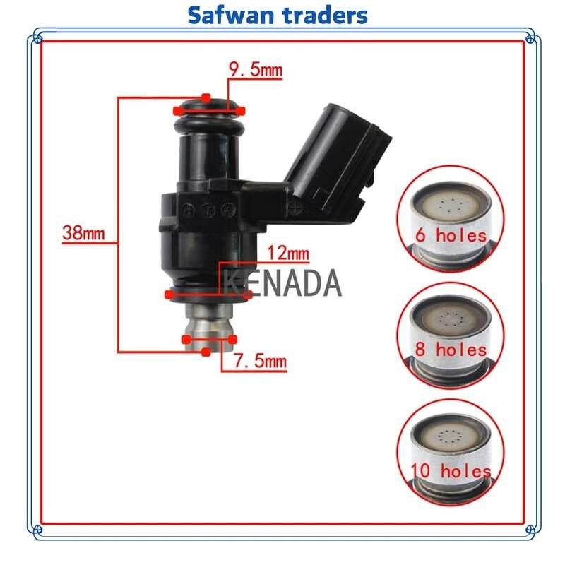 Safwan Traders Honda Motorcycle Fuel Injector For XRM F Rs125 Rs150 Adv150 Click125 Click150 Pcx150
