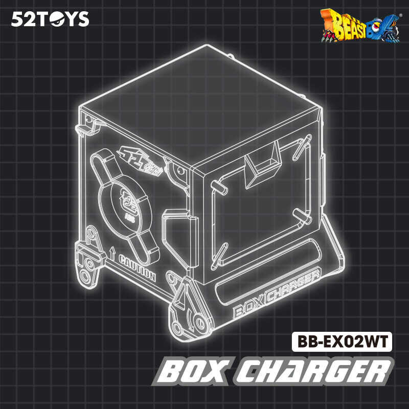 52Toys BEASTBOX Bb-Ex02wt Storage Box Transparent