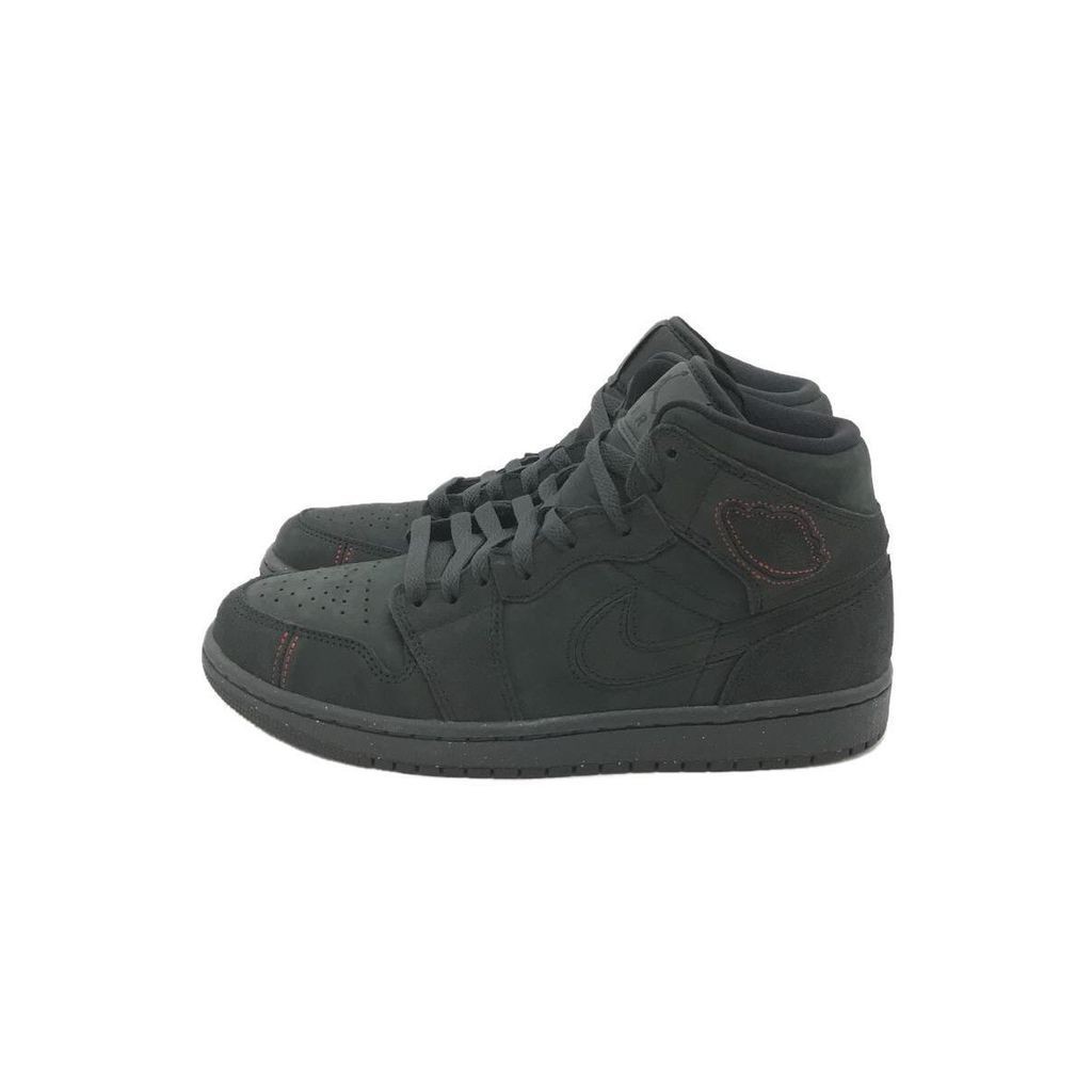 Nike รองเท้าผ้าใบ Air Jordan 1 25 High Cut mid Black 25.5 ซม. ส่งตรงจากญี่ปุ่น มือสอง
