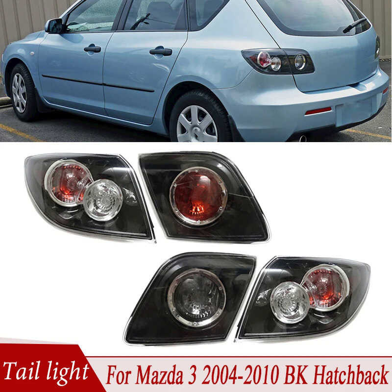2023ไฟท้ายสำหรับ Mazda 3 BK Hatchback 2004-2010ไฟเลี้ยวด้านหลังไฟเบ