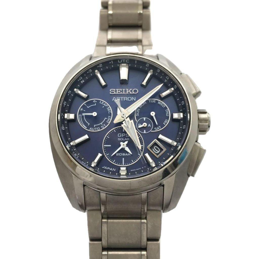 Seiko(ไซโก) Wrist Watch Astron Silver Blue Direct from Japan Secondhand