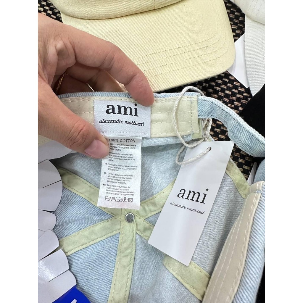 ♞,♘,♙หมวก หมวกแก็ป ปักโลโก้ Ami (เอมิ)