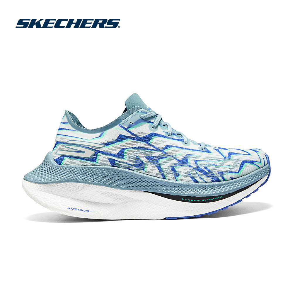 Skechers สเก็ตเชอร์ส รองเท้า ผู้หญิง Tech Running GOrun Alpha Tempo Shoes - 172063-BLW