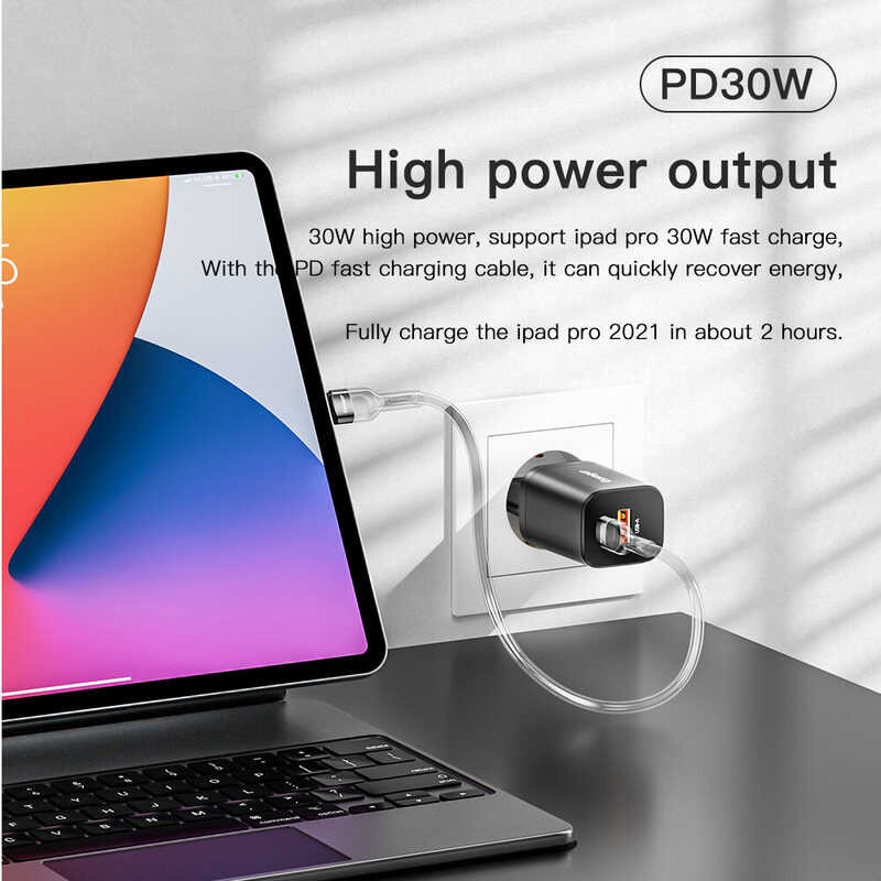 ❤ Essager 30W PD Type QC 3.0 For Iphone 12 11 Pro Max Xiaomi Huawei Qc+Pd USB C Fast Charging Tra