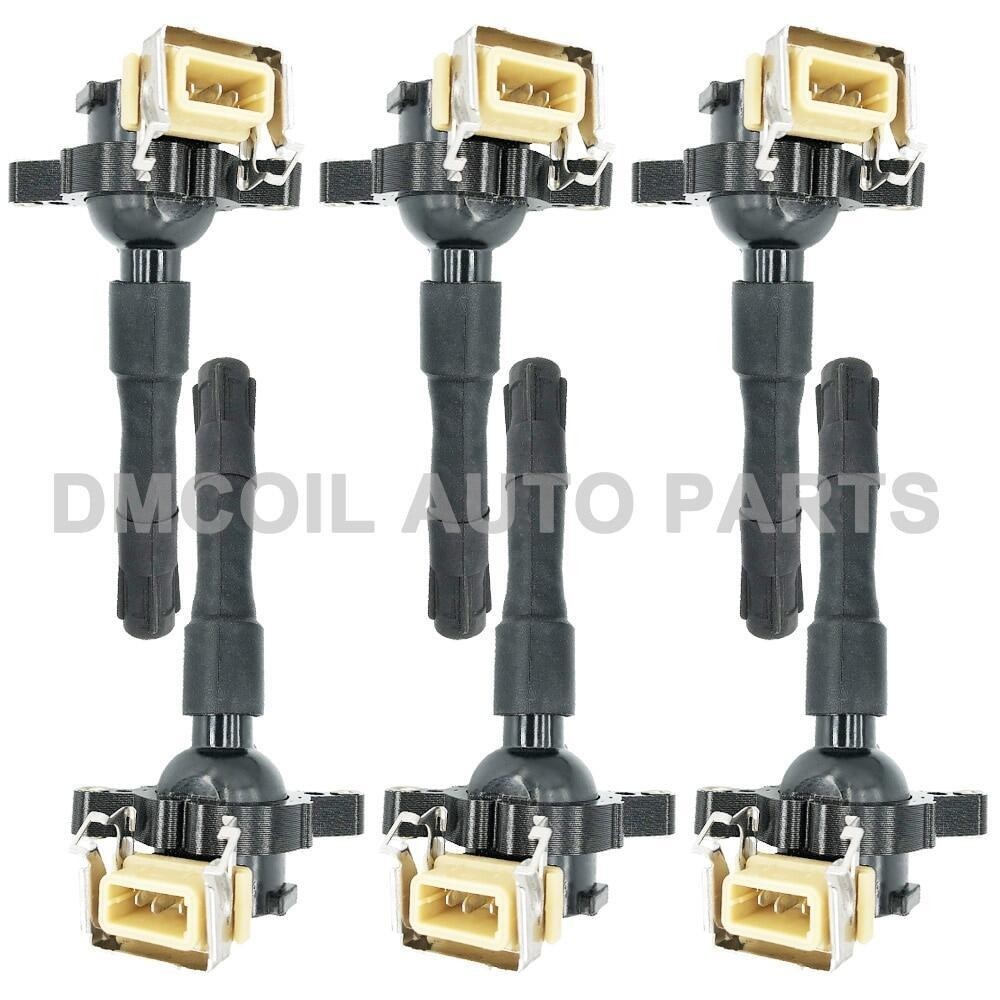 6 ชิ้น HQ IGNITION COIL สําหรับ BMW 3 5 7 8 X5 Z3 Z8 LAND RANGE III MG ZS ROVER 45 75 2.0L 3.0L 3.2L