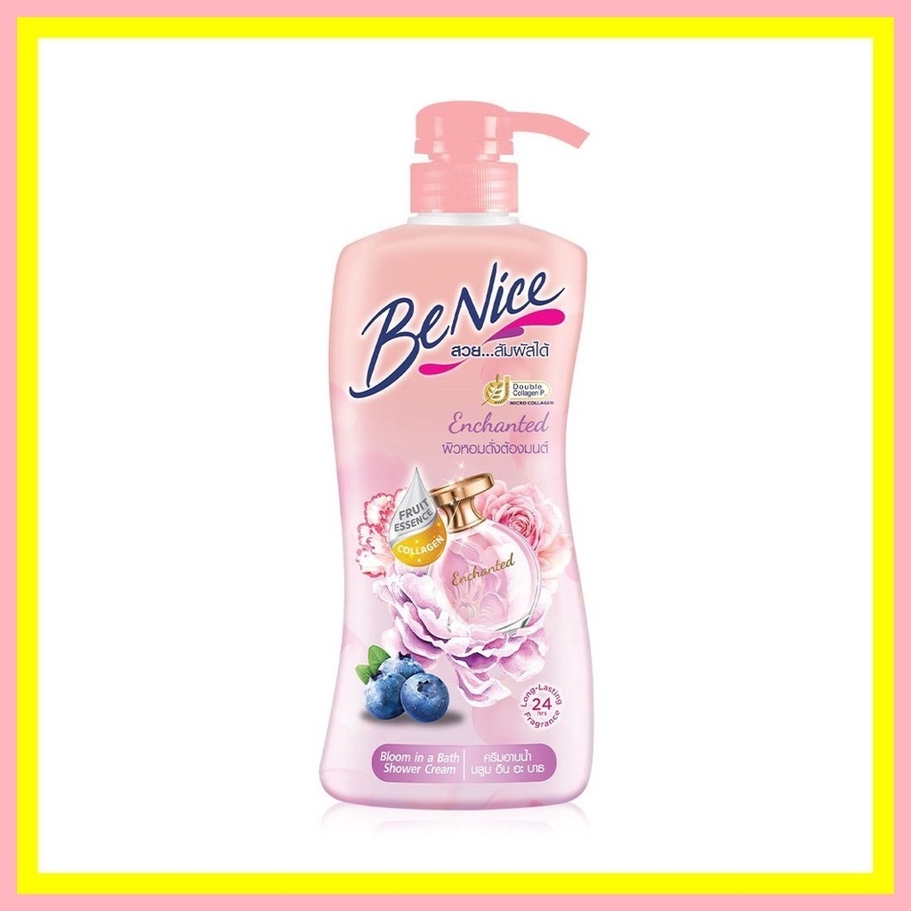 ขายดีประจำเดือนนี้ BeNice Shower Cream Bloom In A Bath Enchanted 450ml บีไนซ์ ครีมอาบน้ำ บลูม อิน อ