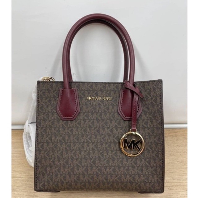 ♞,♘,♙ (สด-ผ่อน) กระเป๋า Mercari Michael Kors 35S1GM9M2L 35F1GM9M2B Mercer Medium Satchel Messenger