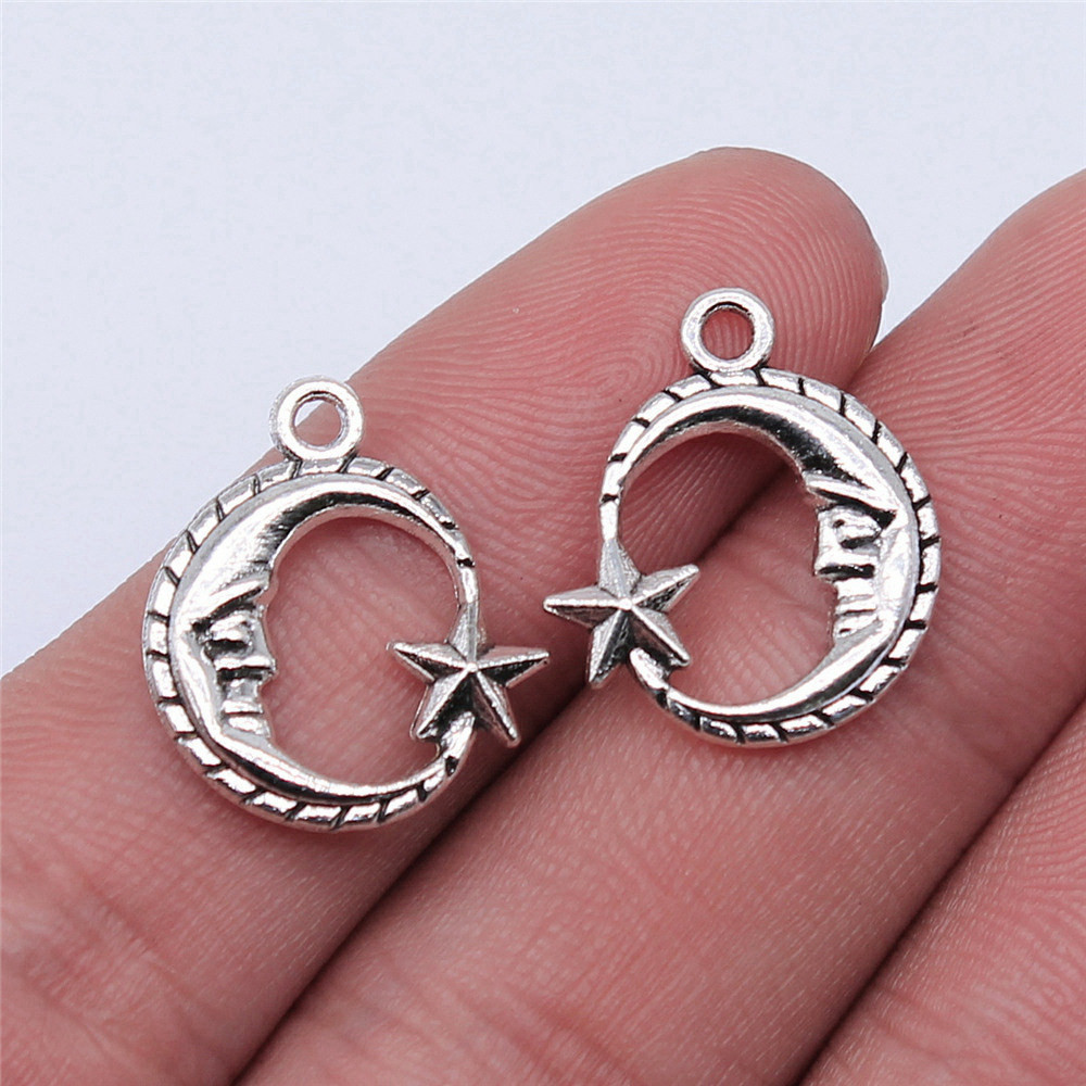 จี้เสน่ห์ดวงจันทร์ขนาดเล็กชาย Jewellery สร้างผลการค้นหาความงามและส่วนประกอบ