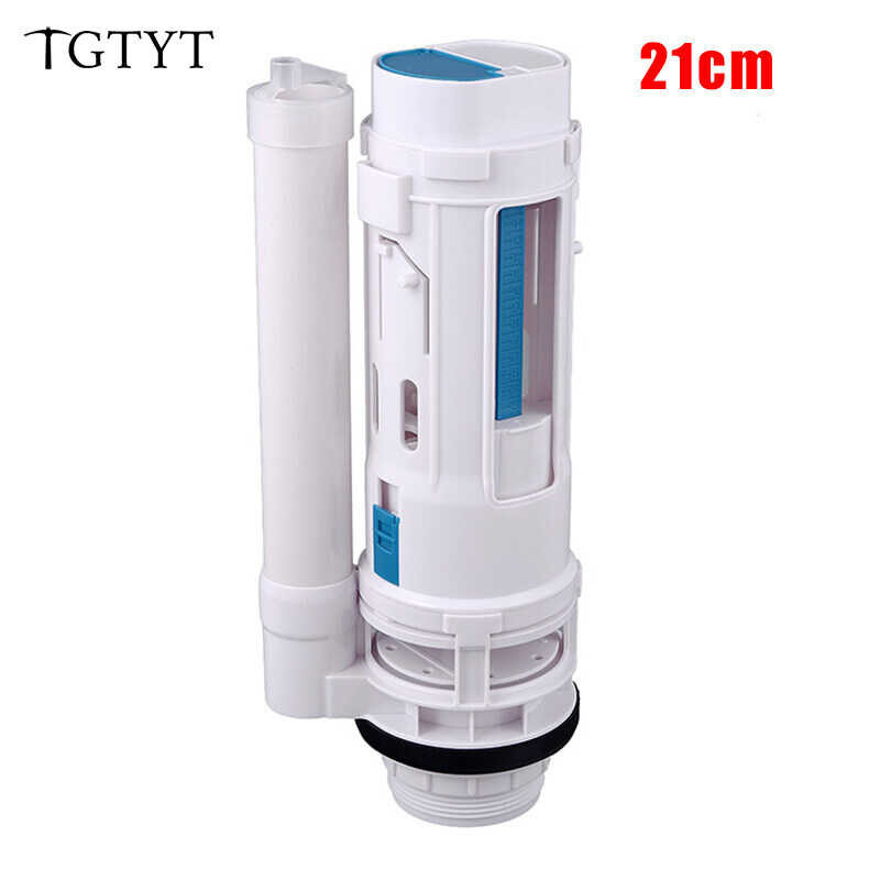 TGTYT Water Tank Connected 2 Flush Fill Toilet Cistern Inlet Drain Button Repair Parts Water Outlet