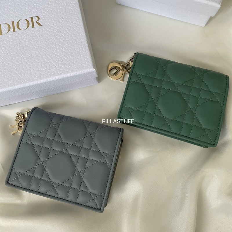 ♞แท้100%️ Lady Dior Wallet กระเป๋าตังค์เลดี้ดิออร์ OKJ